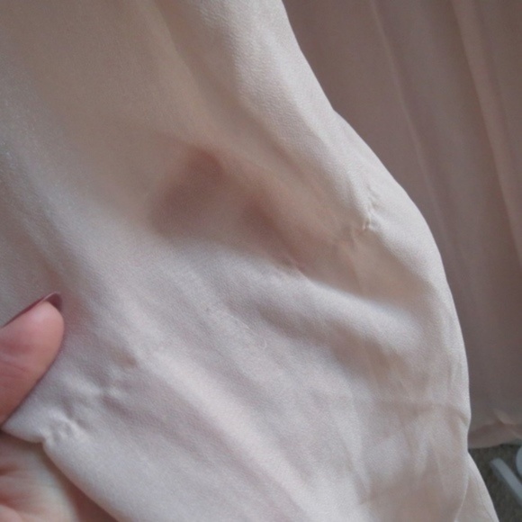 MAX AZRIA COUTURE RUNWAY PINK SHEER TOP EDGY S NEW - Picture 7 of 8